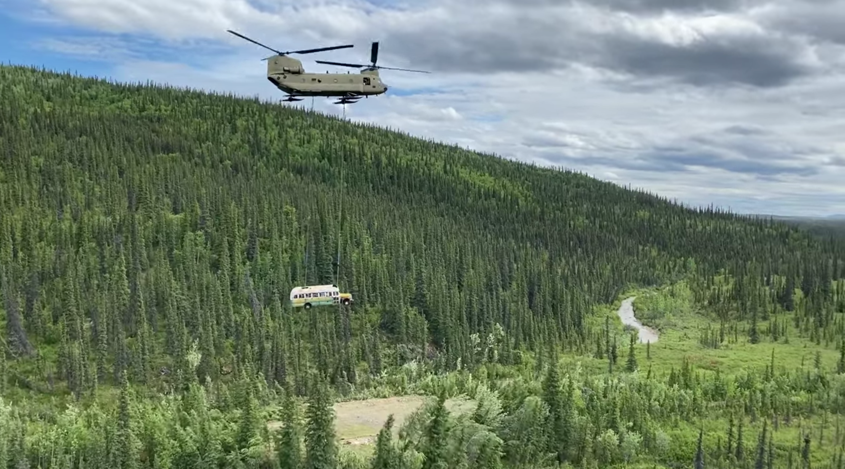 "magic bus helicopter"