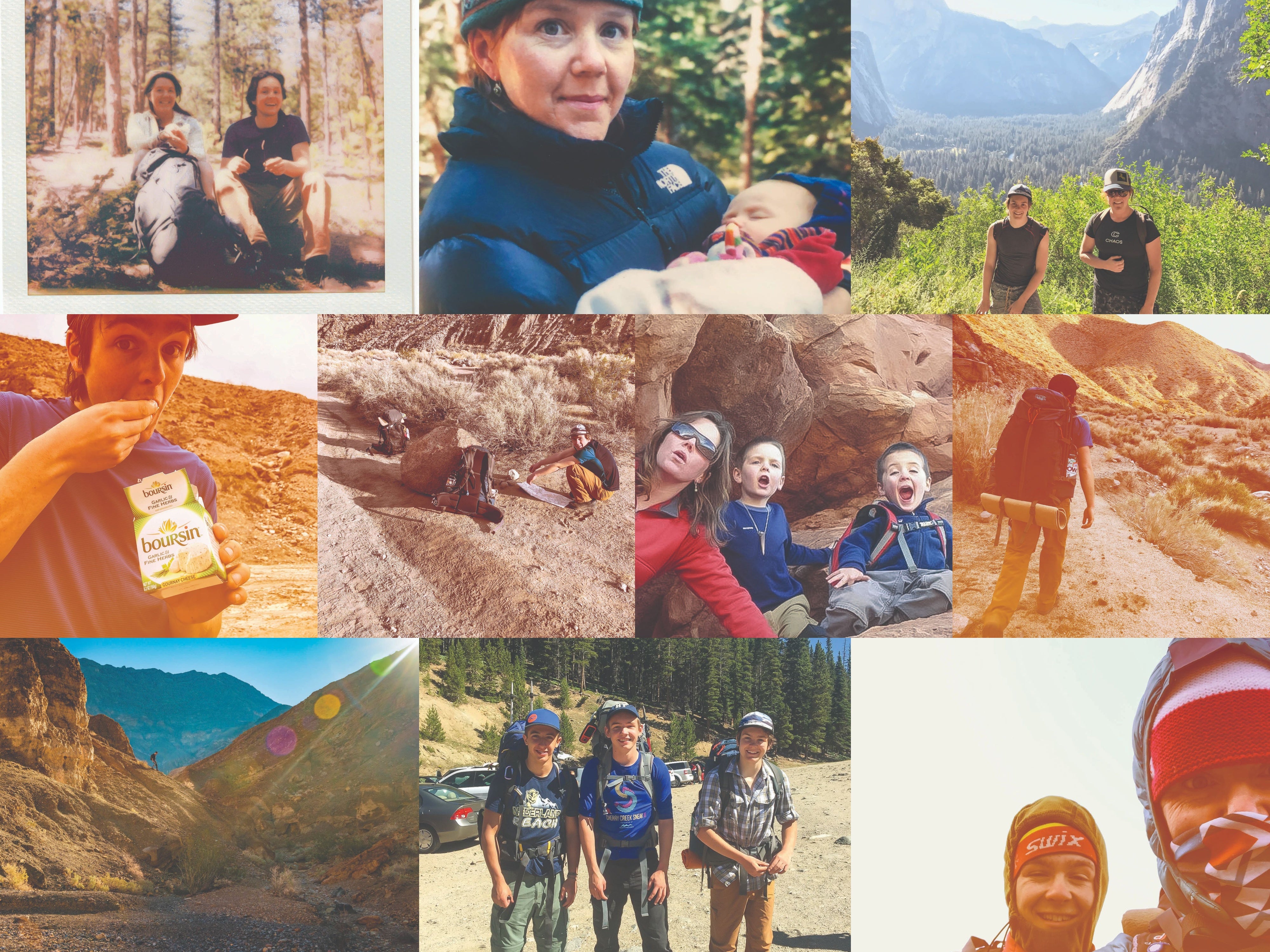 "collage of family pictures"