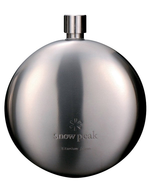 Snow Peak Titanium Curved Flask Snow Peak