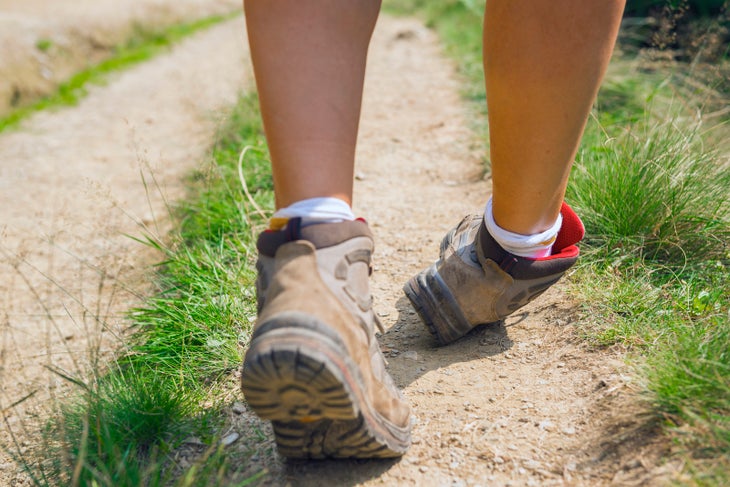 Missteps about to produce rolled ankle