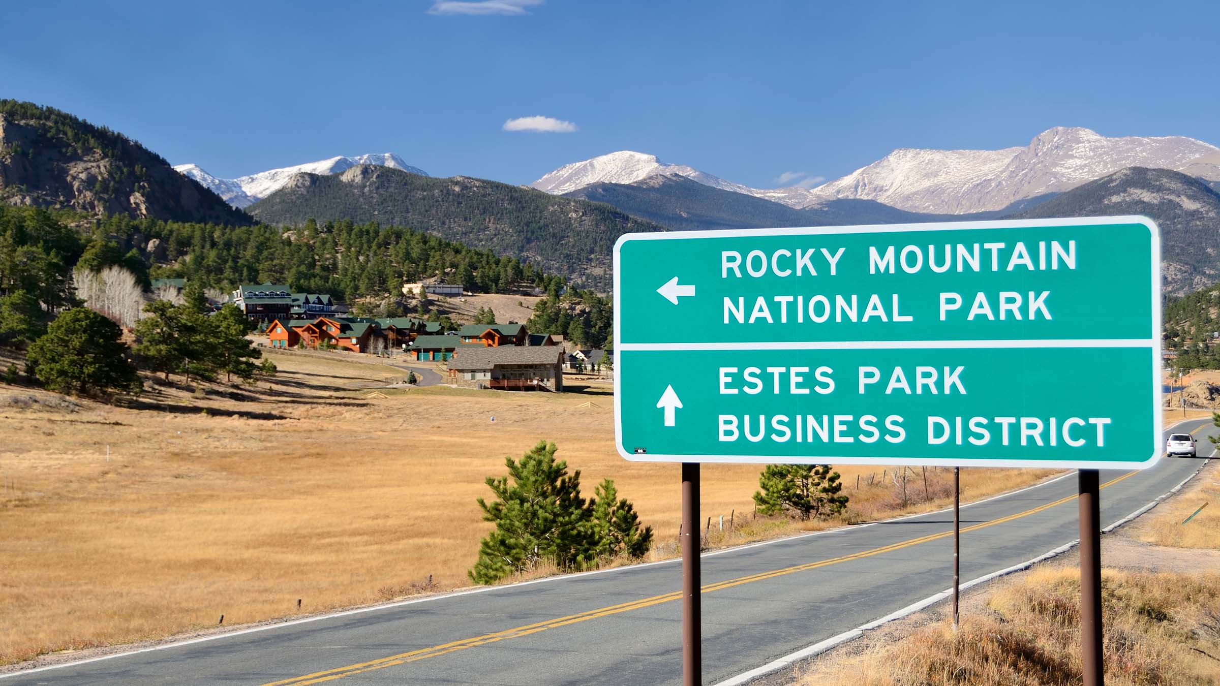Rocky Mountain National Park sign