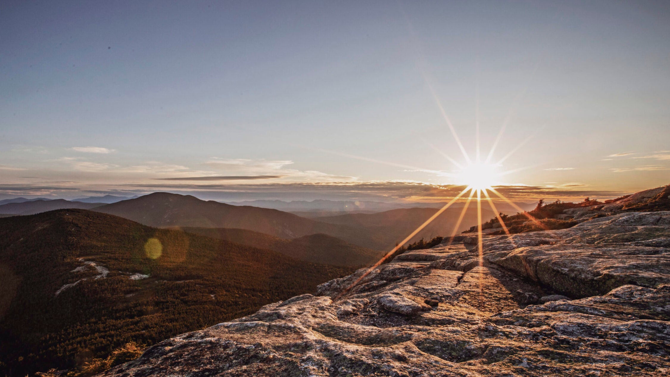 Sunset in the Mahoosuc Range