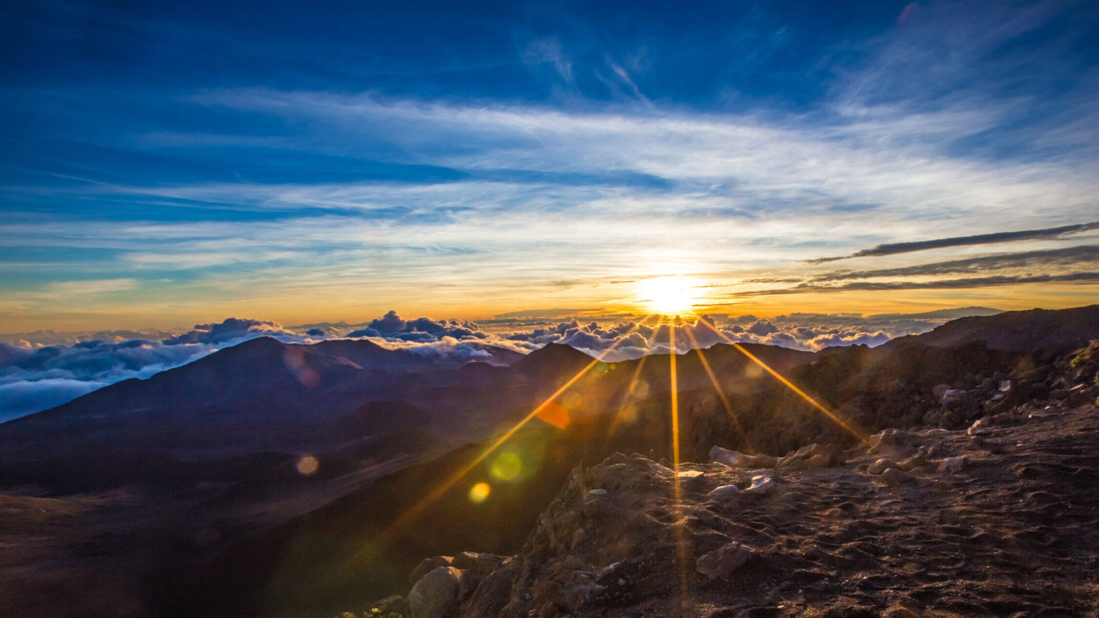 Haleakalā crater sunrise