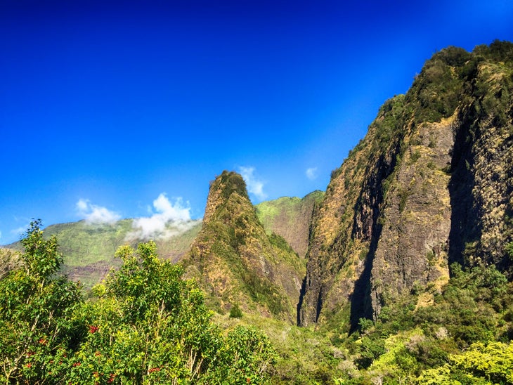 The Iao needle in Iao Valley State Park