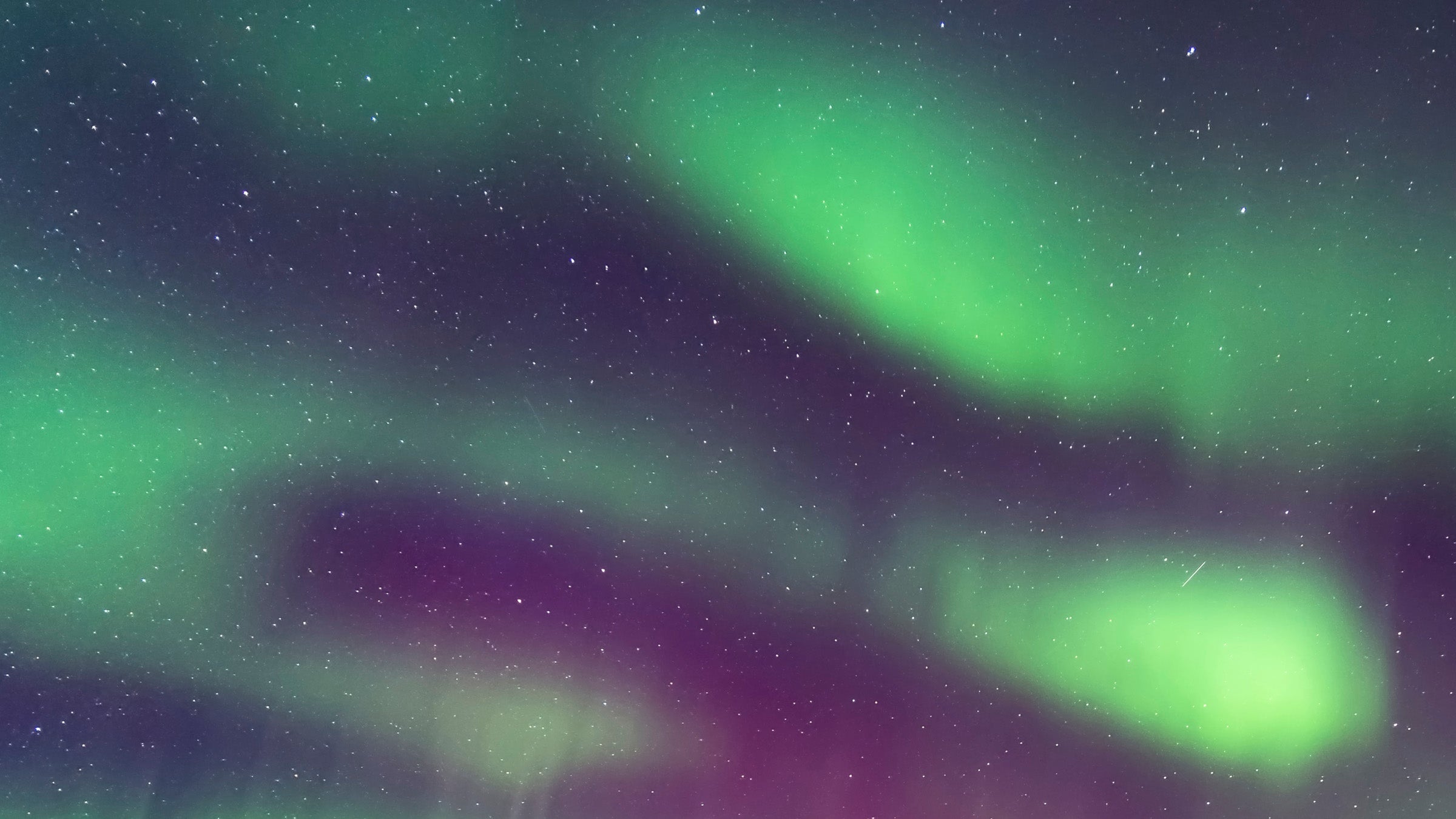 Northern lights over Churchill