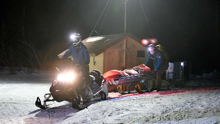 snowmobile rescue