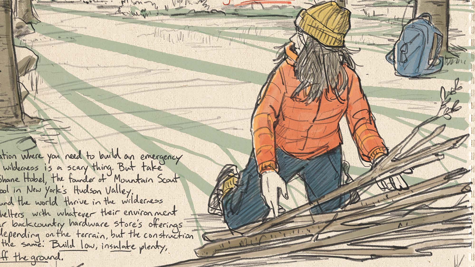 Building an emergency shelter