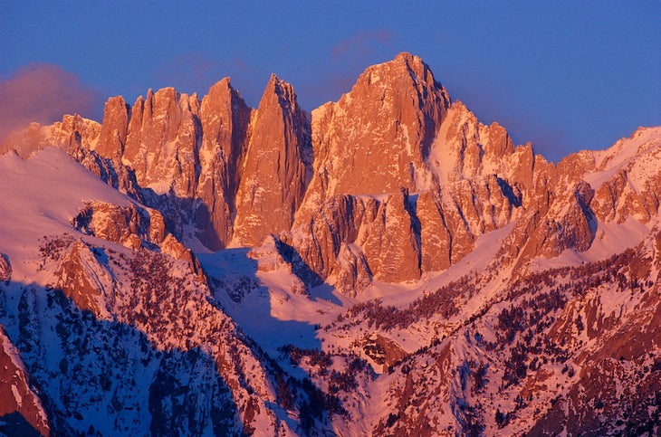 Mount Whitney in Sunlight