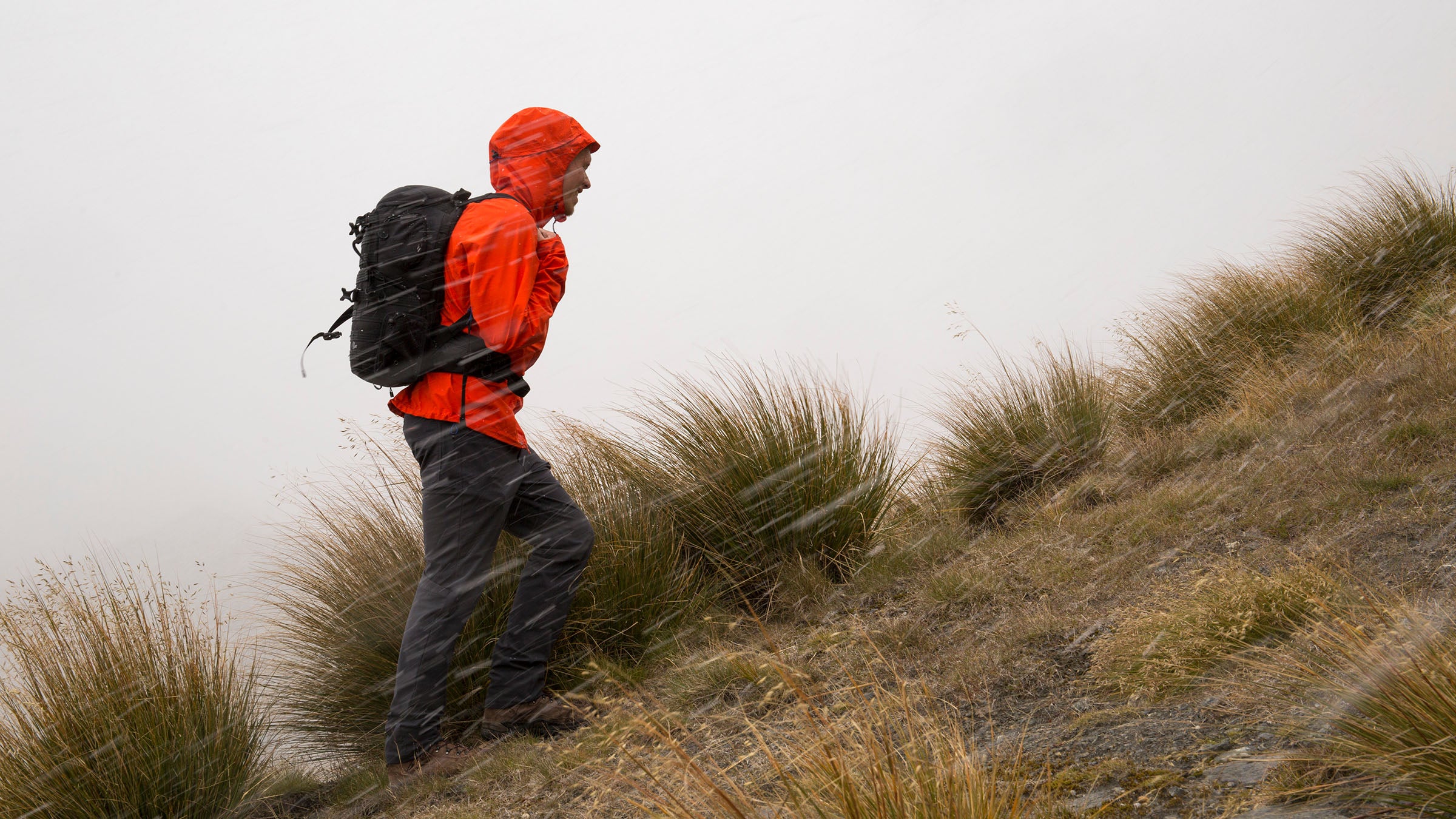 hiking in bad weather