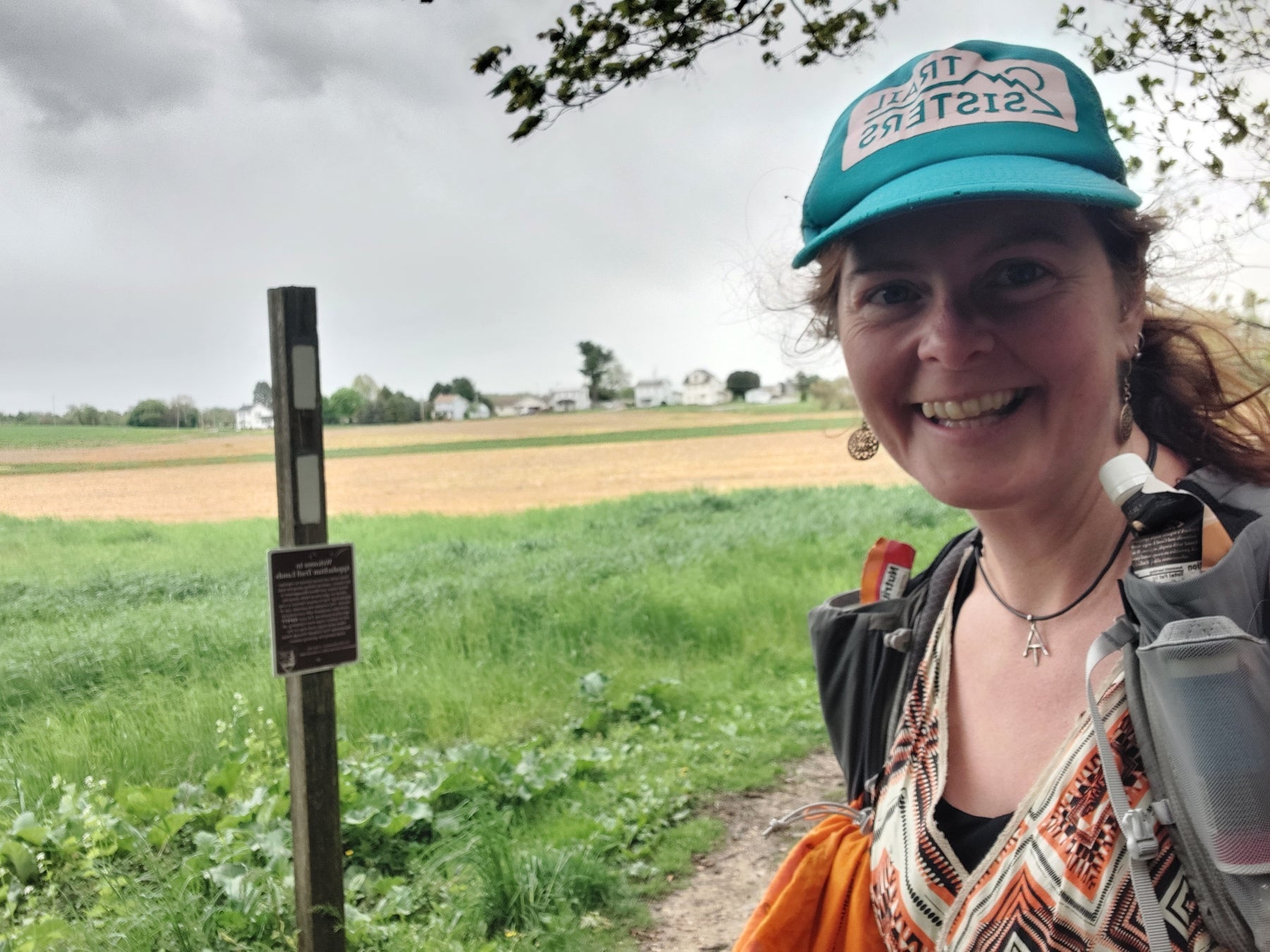 Heather Anderson smiles on the AT.