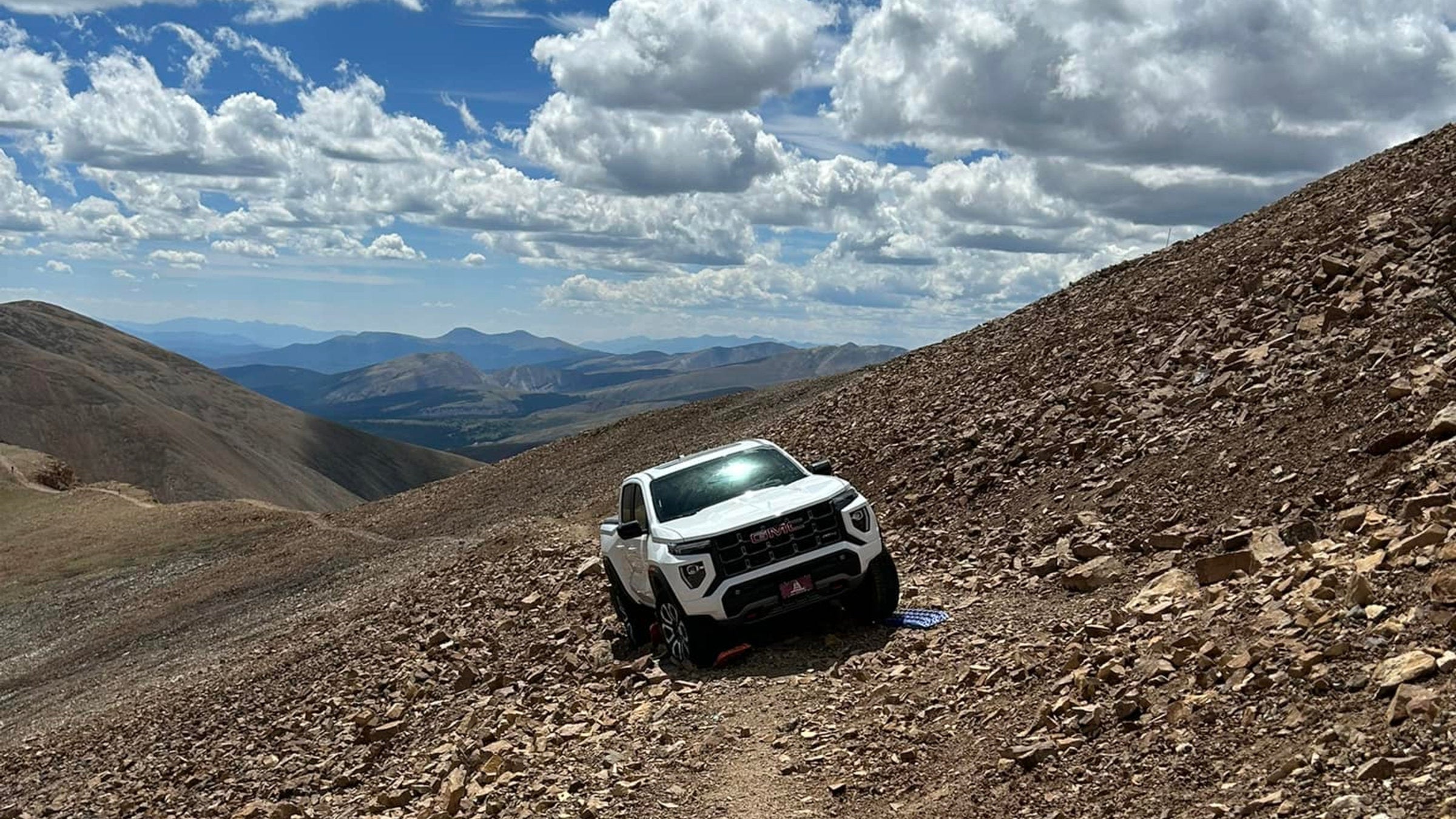 Truck on Mountain