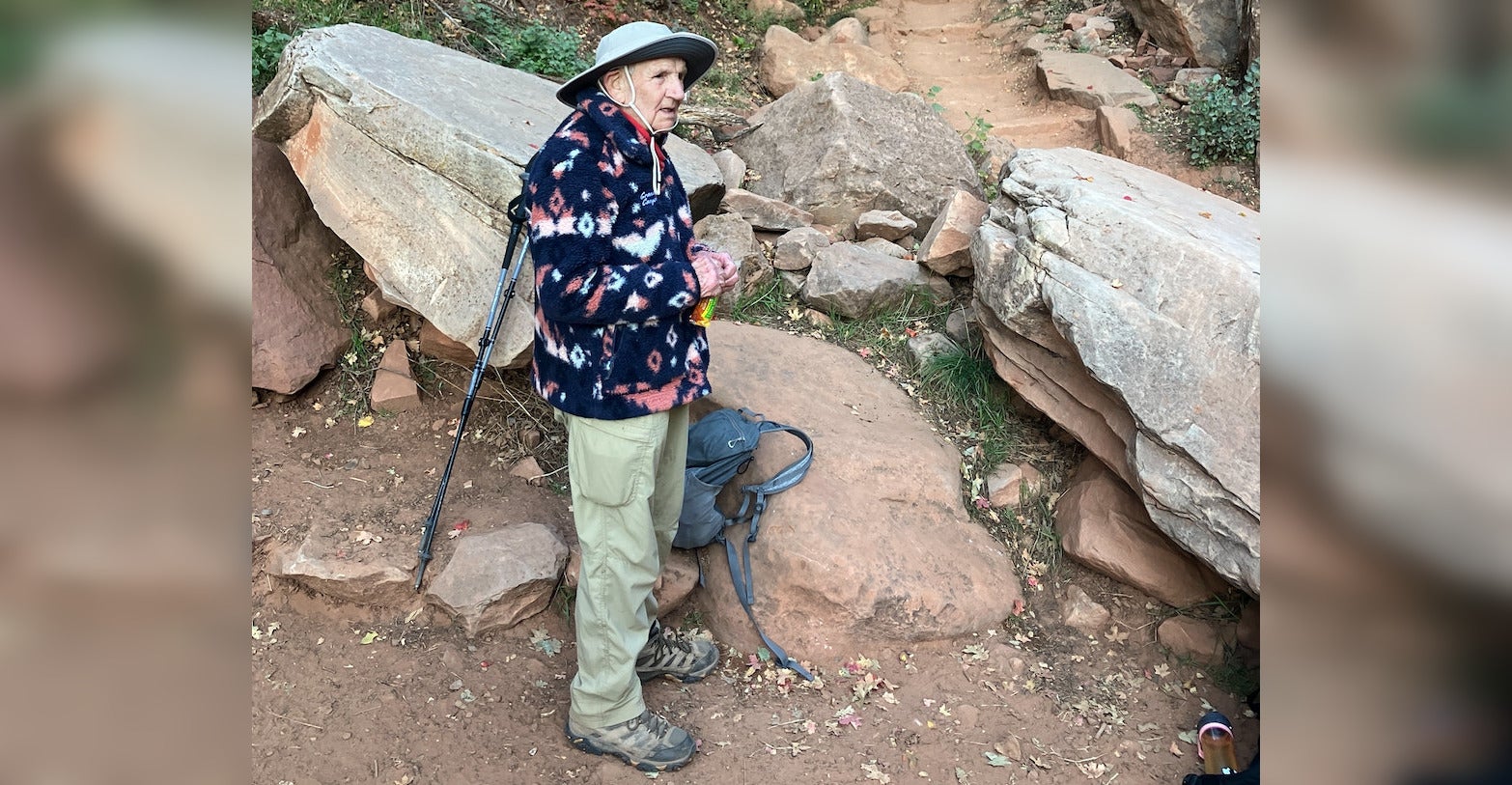 Alfredo Aliaga in grand canyon