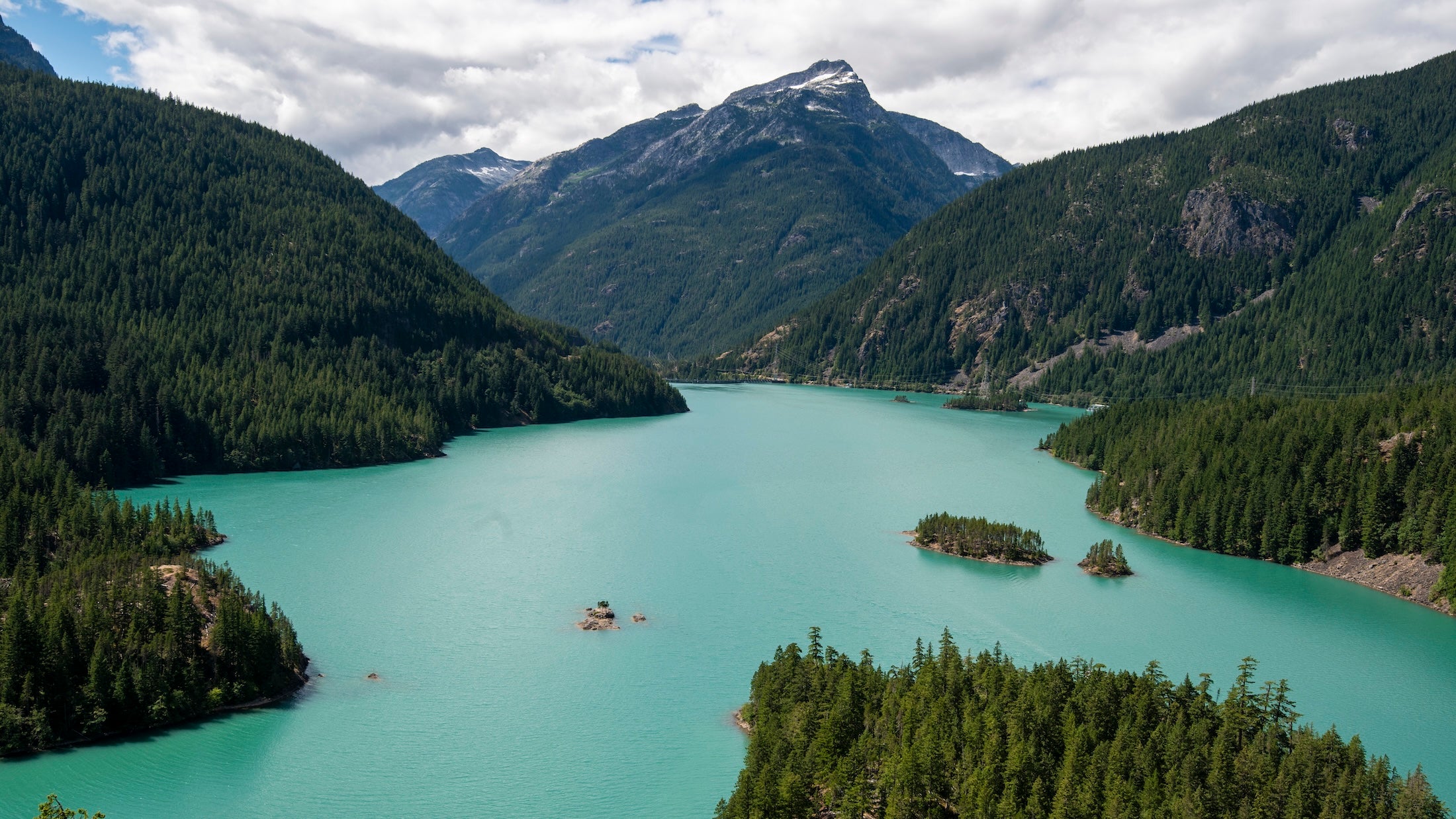 Diablo Lake Trail in the North Cascade mountains of northern Washington state