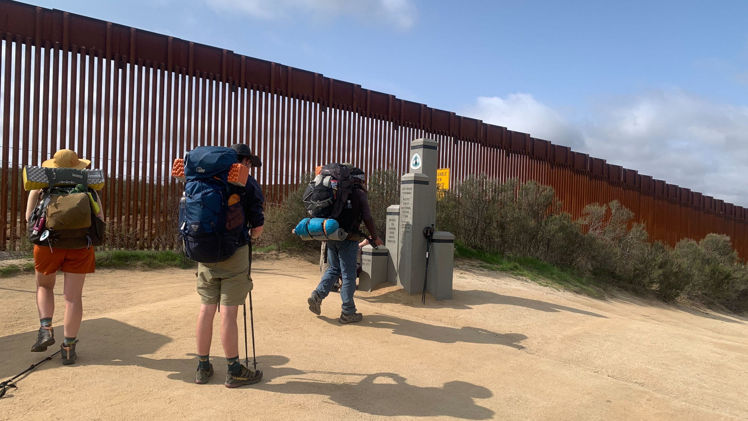 Pacific Crest Trail Hikers Banned from Border Wall Under New Rules