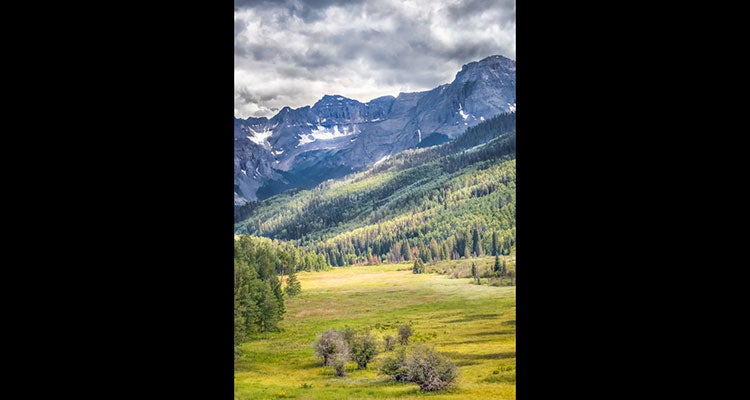 Blue Lakes Trail: Mt. Sneffels Range blue lakes trail