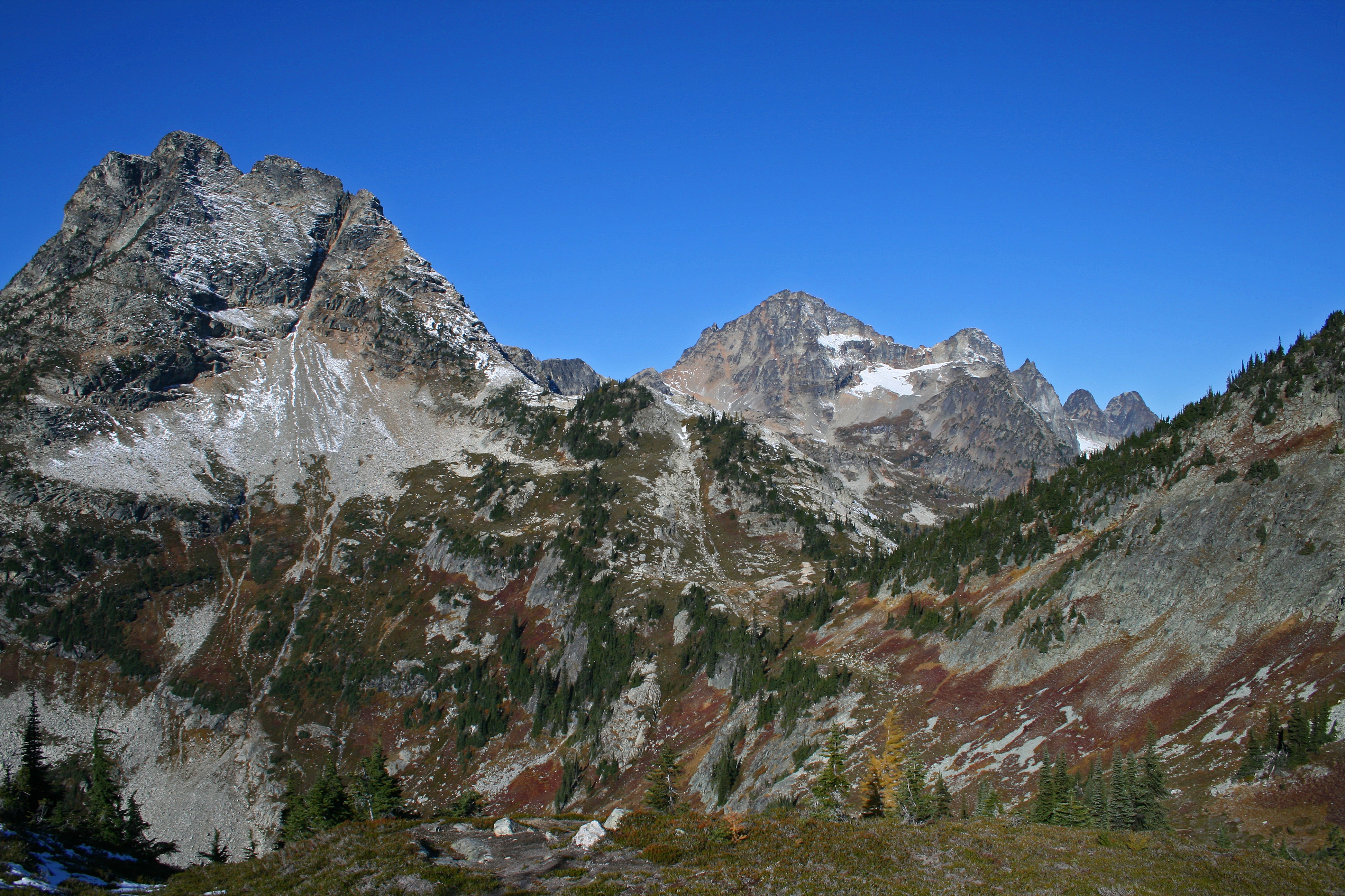 Corteo Peak, and Black Peak None