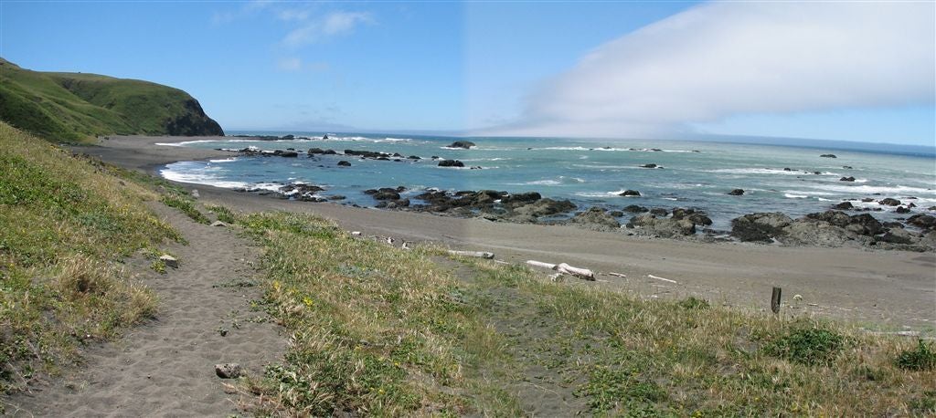 Mattole Creek and Pacific Panorama None