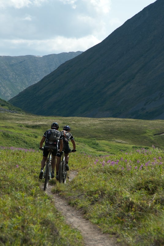 Mountain bikers None