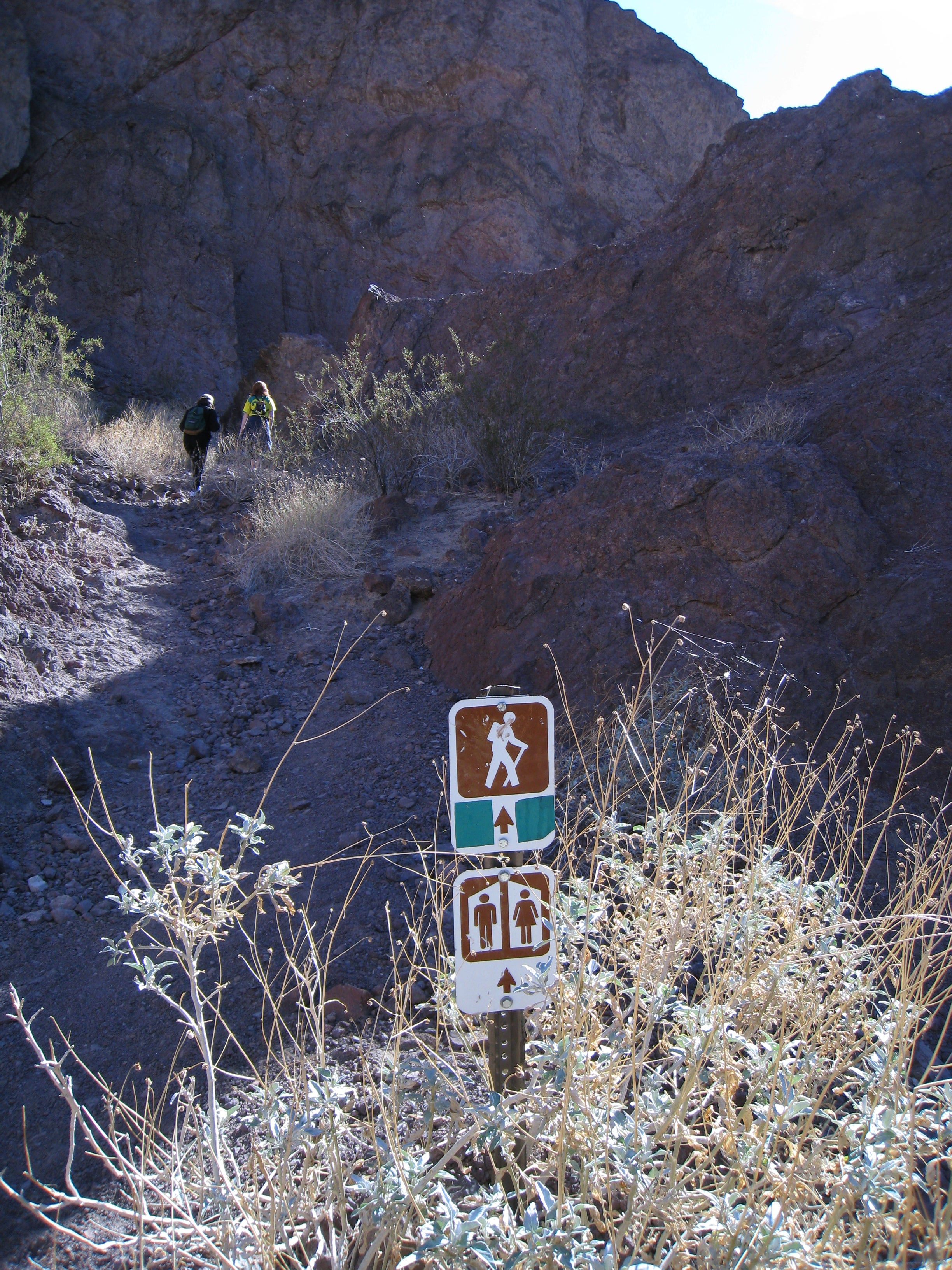 Restrooms Ahead None