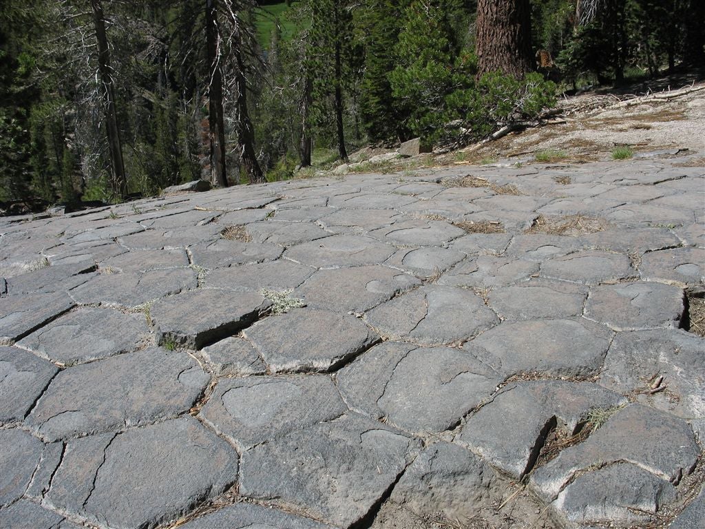 The Postpile From Above None