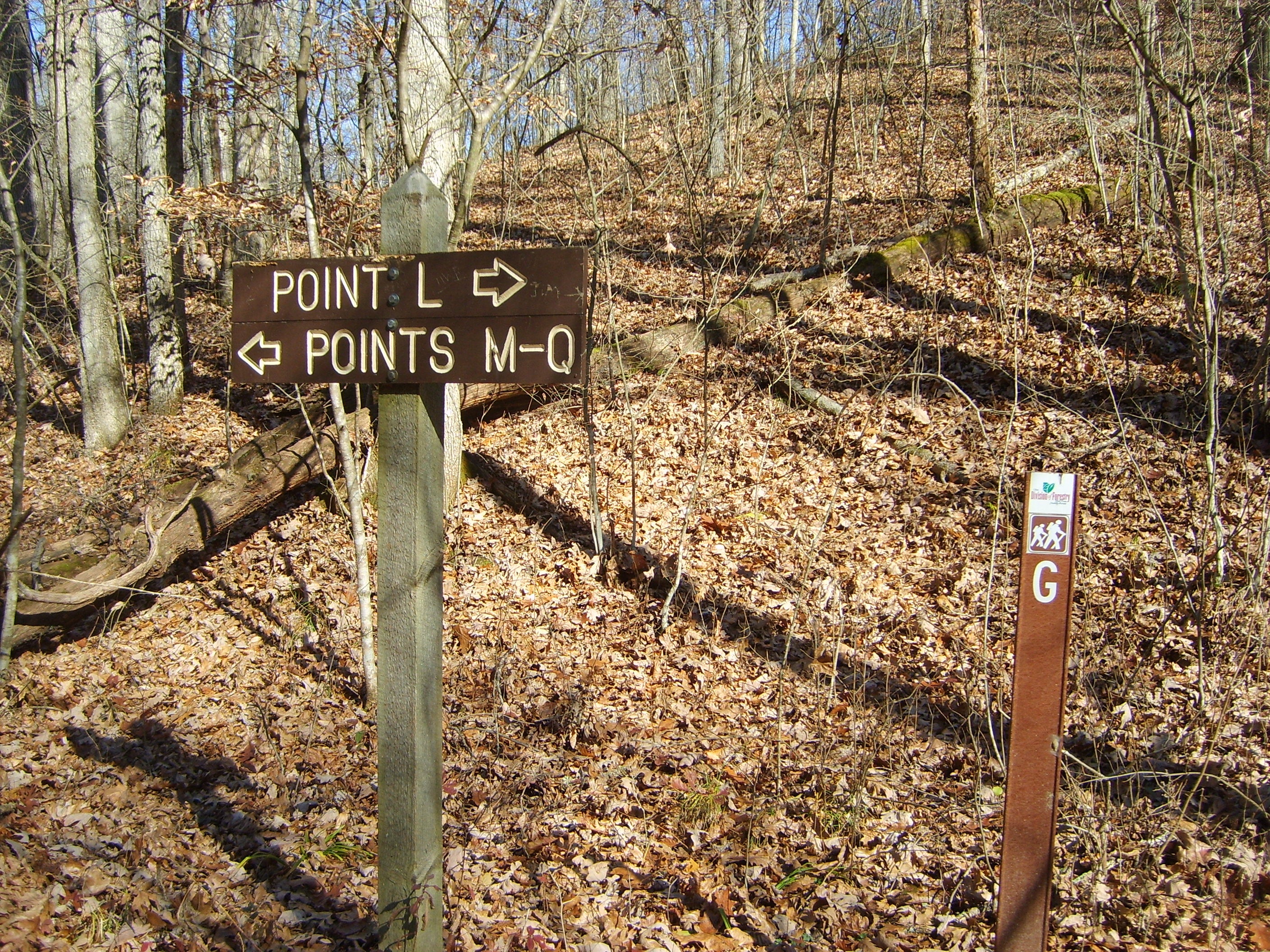 Trail sign None