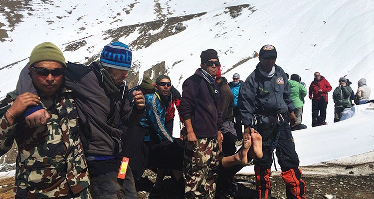 Rescue in Action The Nepali Army and other rescue groups evacuated more than 500 people from the Annapurna area.