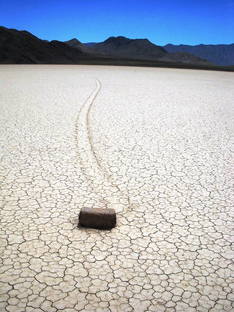 Death Valley's Wandering Rocks Explained