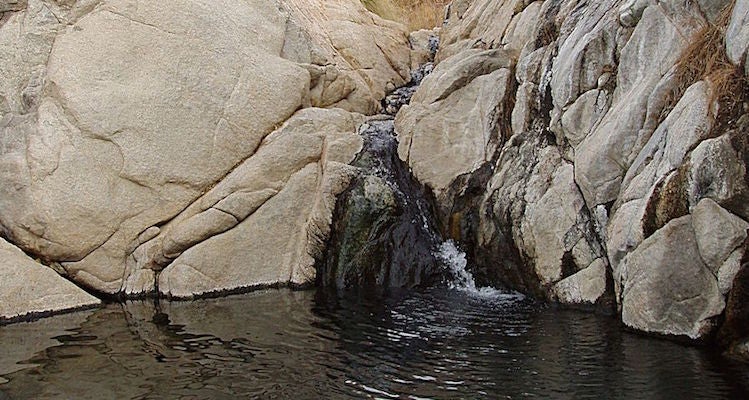 Deep Creek Hot Springs, Mojave Desert/San Bernardino Nat. Forest, CA Channel your inner “Wild” and hike 6 miles of the Pacific Crest Trail outside of Hesperia, Calif. to these hot springs in the San Bernardino National…