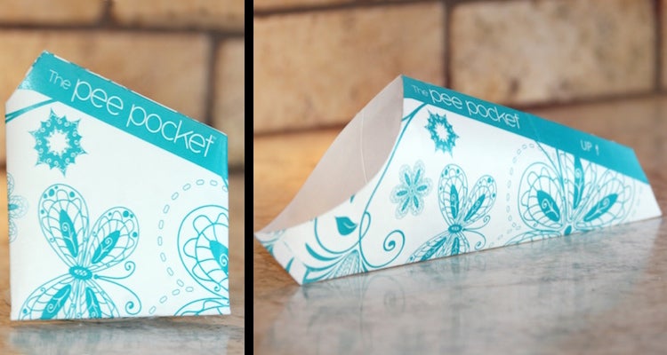 Pee Pocket female urination device: pee pocket