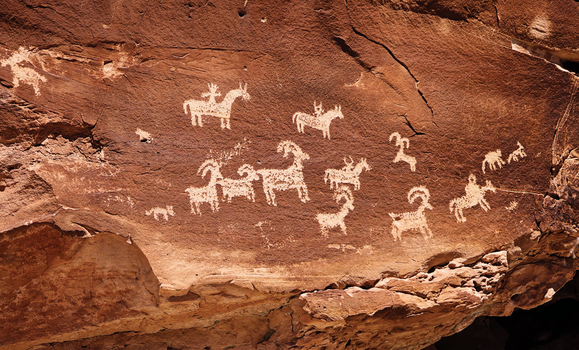 cave_drawing Petroglyphs Canyonlands National Park
