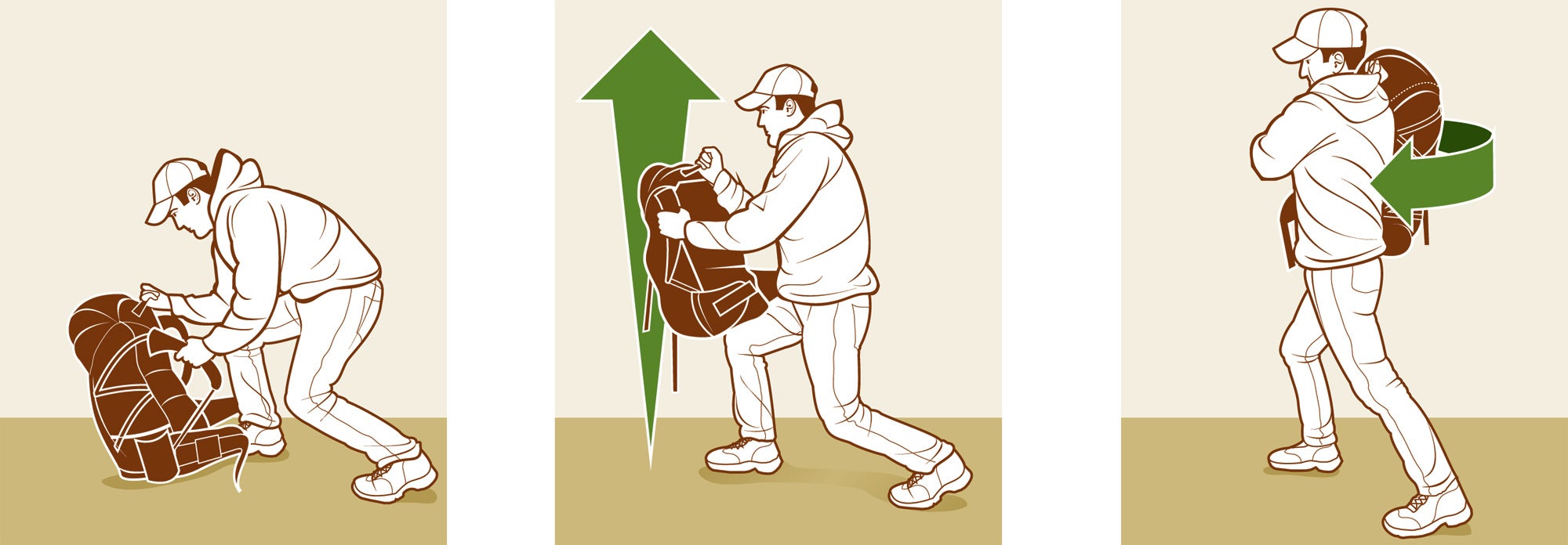 PutOnPack_FINAL how to put on a backpack
