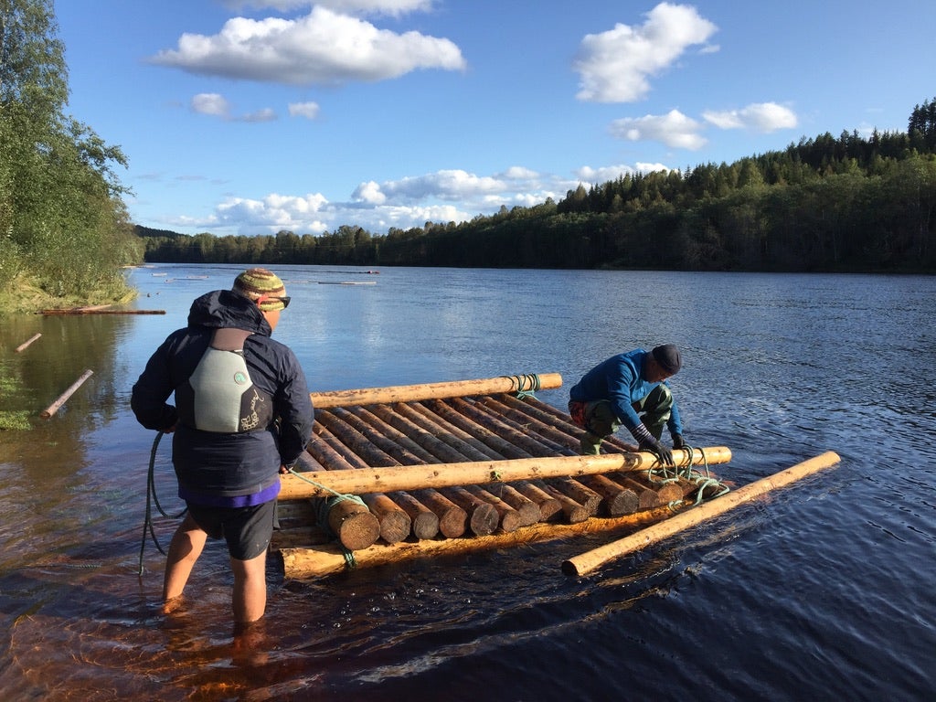 Float a Swedish River on a HuckFinnStyle Log Raft